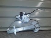 Rear door window regulator with motor