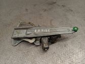 Rear door window regulator with motor