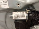 Rear door window regulator with motor