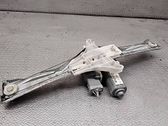 Rear door window regulator with motor