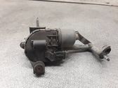 Front wiper linkage and motor