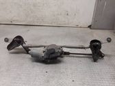 Front wiper linkage and motor