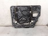 Rear door window regulator with motor