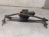 Front wiper linkage and motor