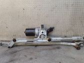 Tringlerie et moteur d'essuie-glace avant
