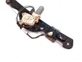 Rear door window regulator with motor