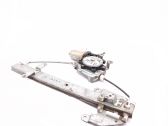 Rear door window regulator with motor