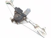 Rear door window regulator with motor