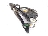Rear door window regulator with motor