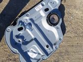 Rear window lifting mechanism without motor