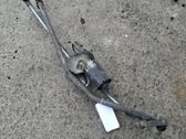 Front wiper linkage and motor