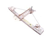 Rear door manual window regulator