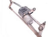 Front wiper linkage and motor