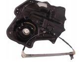 Rear door window regulator with motor