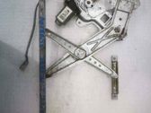 Rear door window regulator with motor