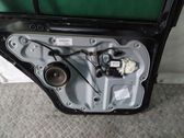 Rear door window regulator with motor