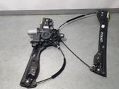Front door window regulator with motor