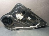 Rear door manual window regulator