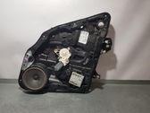 Rear door window regulator with motor