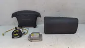 Airbag set with panel