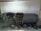 Airbag set with panel