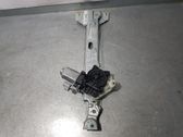 Rear door window regulator with motor