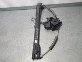 Rear door window regulator with motor