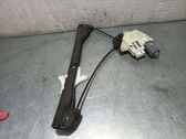 Rear door window regulator with motor