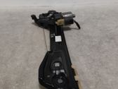 Rear door window regulator with motor