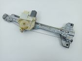 Rear window lifting mechanism without motor