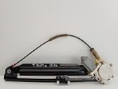 Rear window lifting mechanism without motor