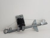 Rear window lifting mechanism without motor