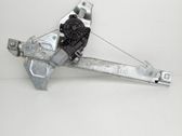 Rear window lifting mechanism without motor
