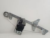 Rear window lifting mechanism without motor