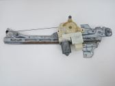 Rear window lifting mechanism without motor