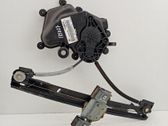 Rear window lifting mechanism without motor