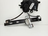 Rear window lifting mechanism without motor