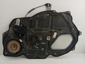 Front window lifting mechanism without motor