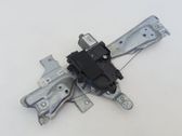 Rear window lifting mechanism without motor