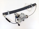 Rear window lifting mechanism without motor