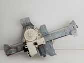 Rear window lifting mechanism without motor