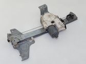 Rear window lifting mechanism without motor