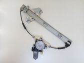 Rear window lifting mechanism without motor