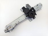 Rear window lifting mechanism without motor