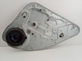 Rear window lifting mechanism without motor