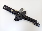 Rear window lifting mechanism without motor