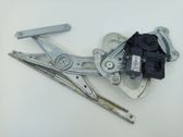 Rear window lifting mechanism without motor