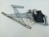 Rear window lifting mechanism without motor