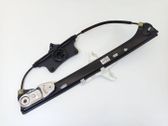 Rear window lifting mechanism without motor