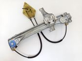 Rear window lifting mechanism without motor